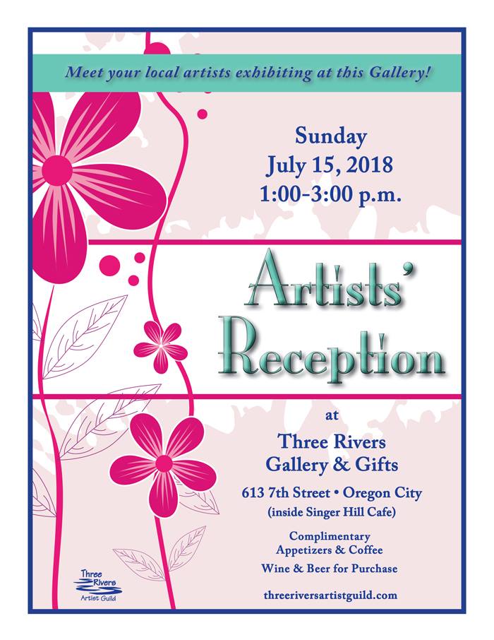 July Artists' Reception - Three Rivers Artist Guild